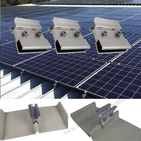 solar brackets for metal roof|metal roof solar panel mounting.